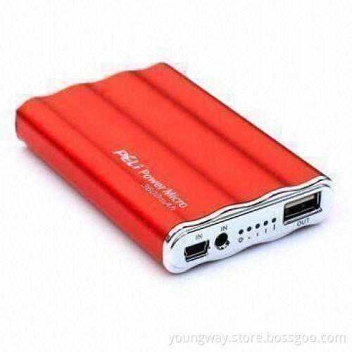 3,600mAh Power Bank for Mobile Phones, iPad, iPhone and Other Products, 6 Colors are Available